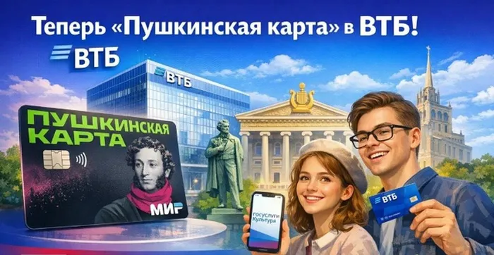 Пуш карта в ВТБ